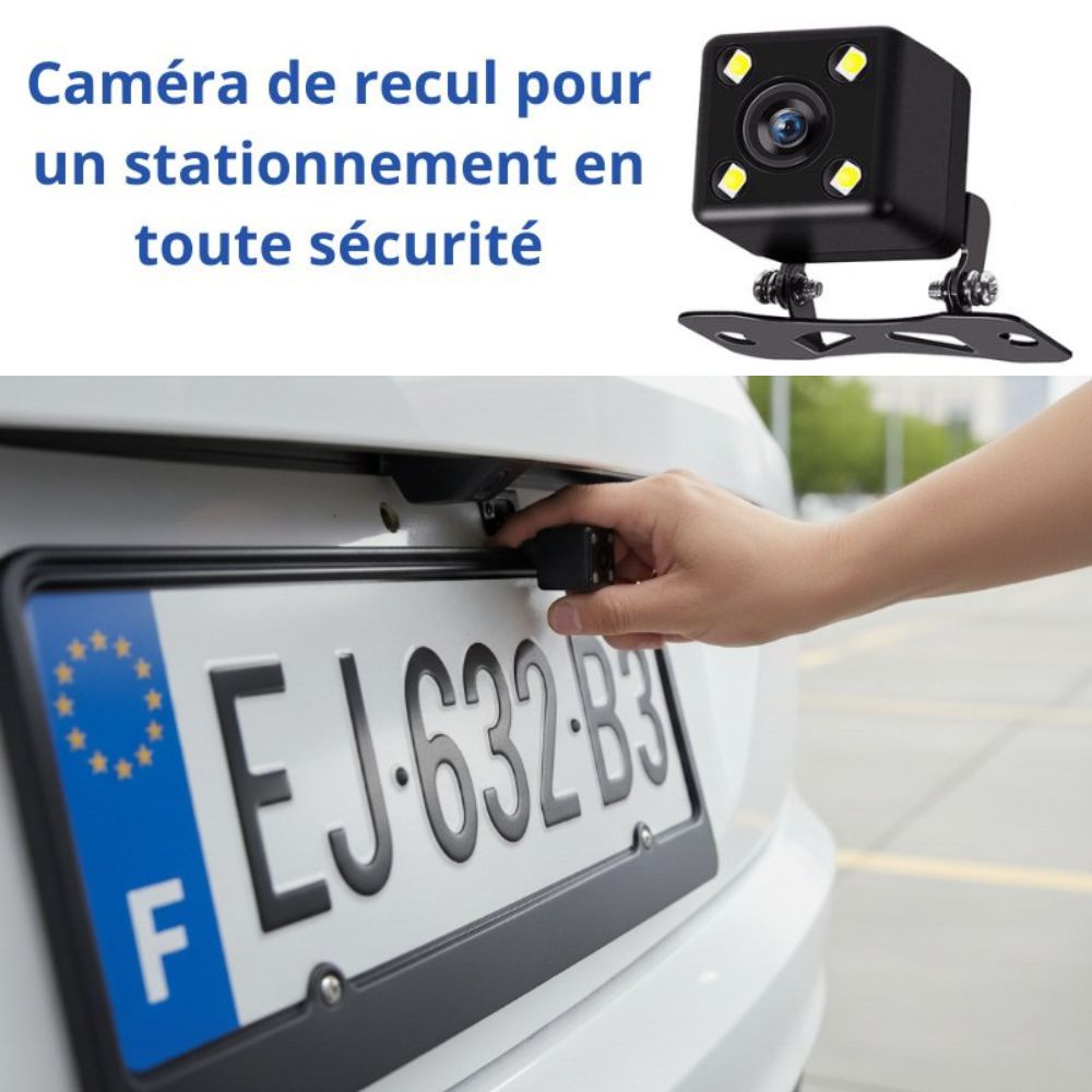 Dashcam UrbanView V2 - Camera embarquée pour voiture Full HD 1080P, Triple Caméra