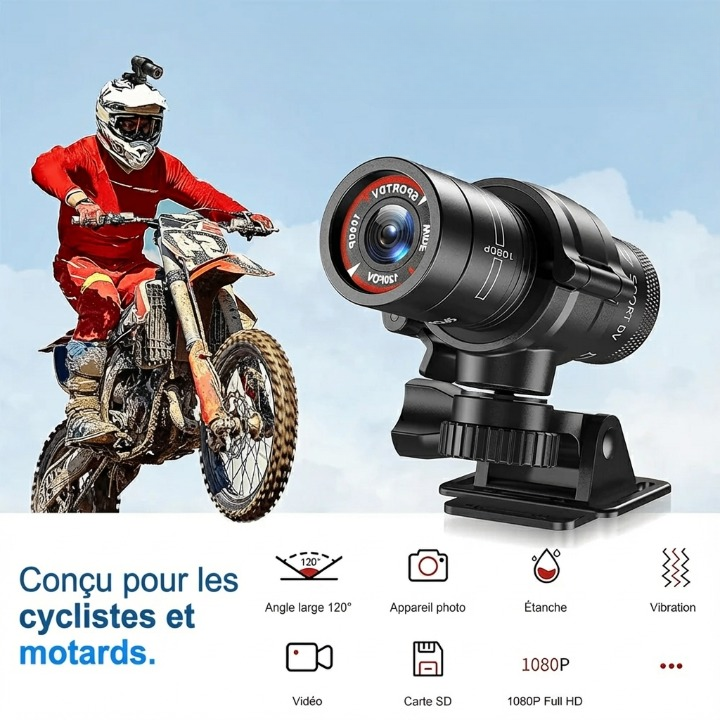 Dashcam RideXPro - Dashcam pour velos et motos