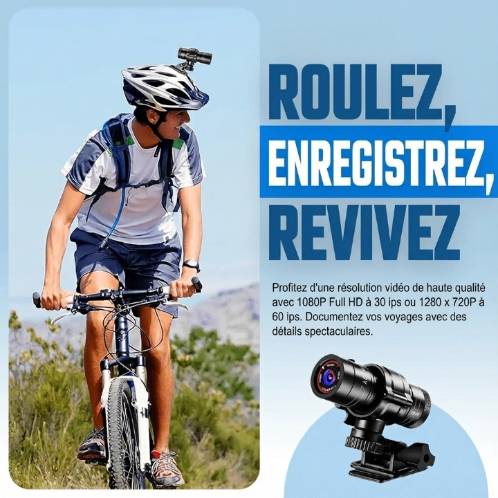 Dashcam RideXPro - Dashcam pour velos et motos