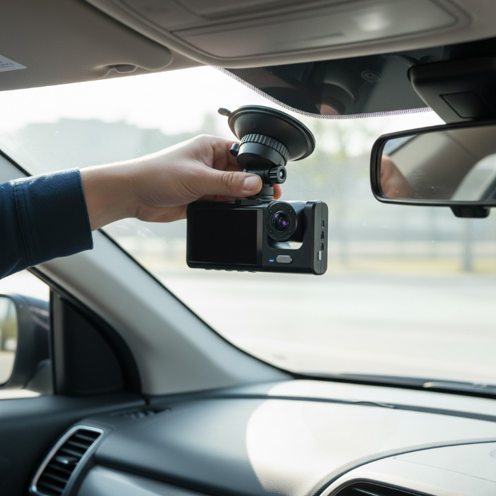 Dashcam UrbanView V2 - Camera embarquée pour voiture Full HD 1080P, Triple Caméra