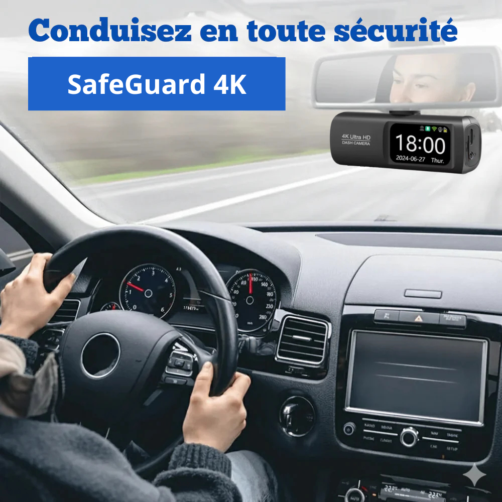 SafeGuard 4K - Dashcam 4K double camera