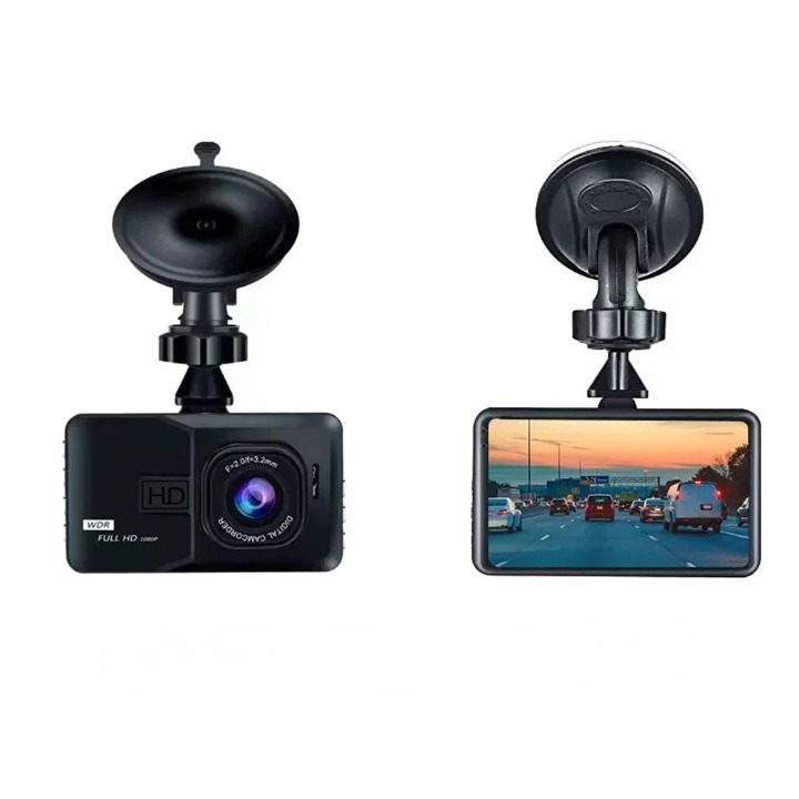 Dashcam 1080P - Double caméra, vision nocturne et G-sensor